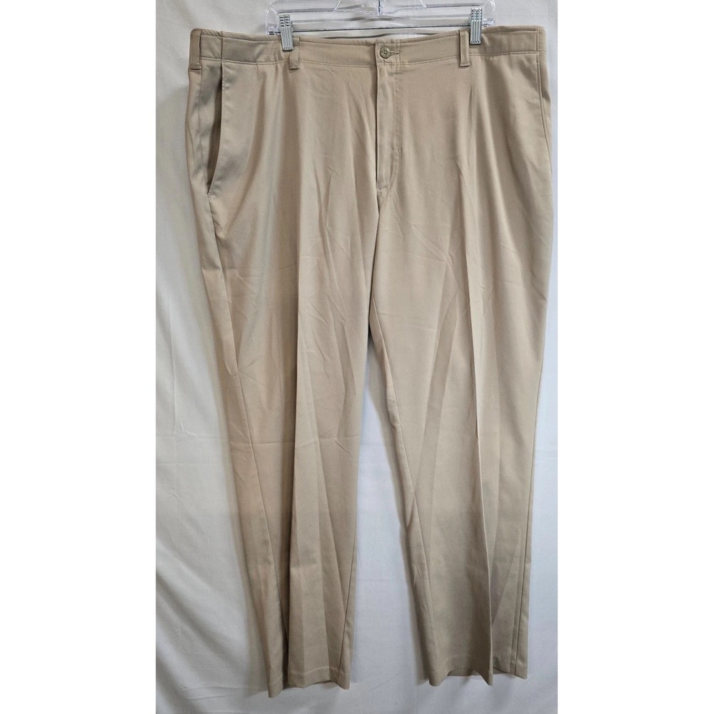 Pro Tour Golf Pants Mens 42x32 Beige Stretch Straight Leg Performance Outdoor